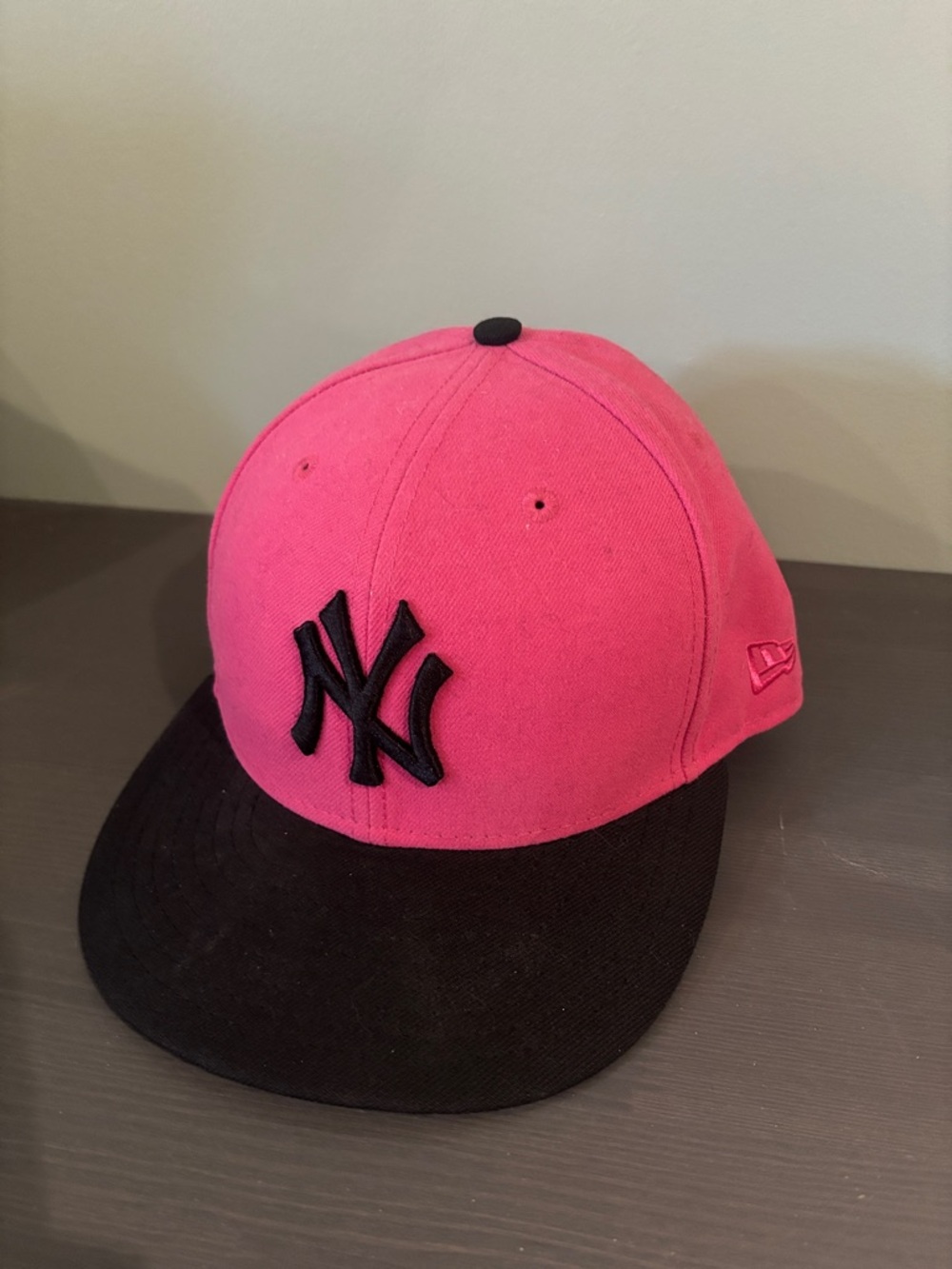 New Era Pink and Black New York Yankees Fitted Cap